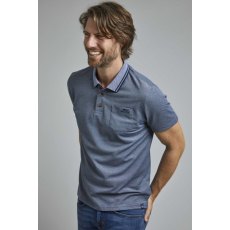 Weird Fish Harlow Eco Lightweight Pique Polo Navy