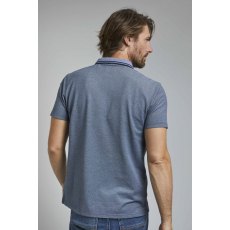 Weird Fish Harlow Eco Lightweight Pique Polo Navy