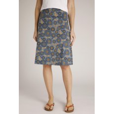 Weird Fish Malmo Organic Skirt Blue Mirage Size 16