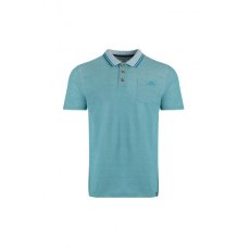 Weird Fish Harlow Eco Lightweight Pique Polo Peacock Blue