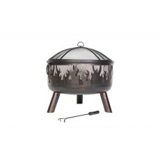 Wildfire Steel Firebowl With Grill 61cm