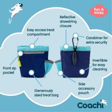 Train & Treat Bag Navy & Light Blue