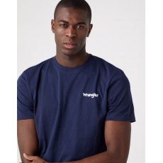 Wrangler Sign Off Tshirt Navy