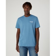 Wrangler Sign Off Tshirt Blue