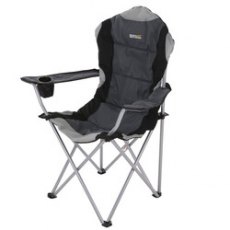 Regatta Kruza Camping Chair Black/Seal Grey