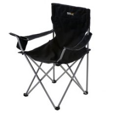 Regatta Isla Camping Chair Black/Seal Grey