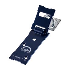 Hardened Steel Clam Hasp Blue