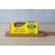 Moores Lemon & Stem Ginger Biscuits 150g