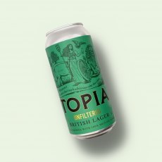 Utopian Unfiltered British Lager 440ml 4.7%