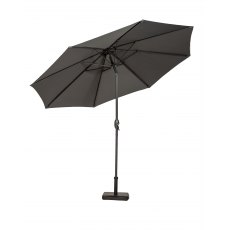 Crank & Tilt 3m Parasol Grey