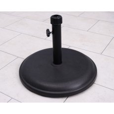 Round Parasol Base 16kg Black