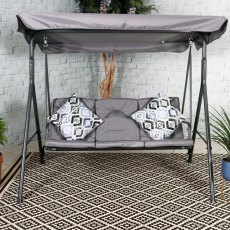 Cairo Swing Hammock 3 Seater Grey