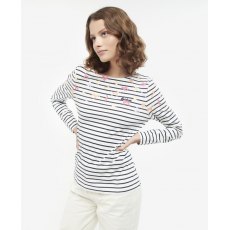 Barbour Bradley Top White Print