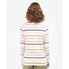 Barbour Hawkins Top White Stripe Size 16