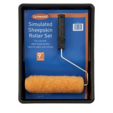 Lynwood Simulated Sheepskin Roller Set 9"