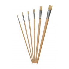 Lynwood Flat Fitch Paint Brush 6 Pack