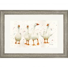 Goose Women Framed Print