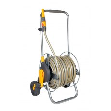 Hozelock Premium Metal Hose Cart & Hose 50m