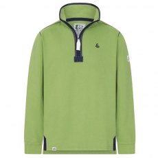 Lazy Jacks 1/4 Zip Sweatshirt Lime