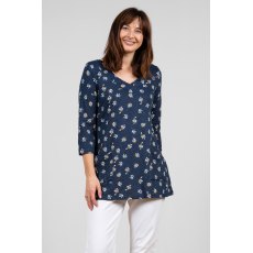 Lily & Me Cosmos Tunic Clover Navy