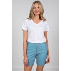 Lily & Me Severn Shorts Duck Egg Twill