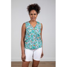 Lily & Me Allium Vest Flower Soft Teal