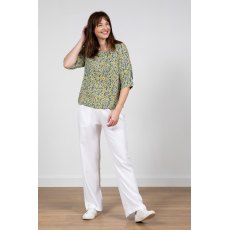 Lily & Me Linen Trousers Plain White