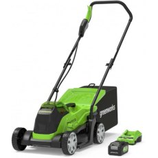 Greenworks 33cm Mower, 25cm Strimmer & Hedgetrimmer