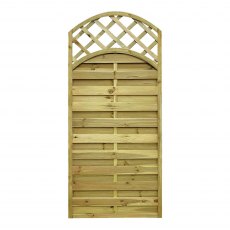 San Remo Bow Top Gate With Trellis