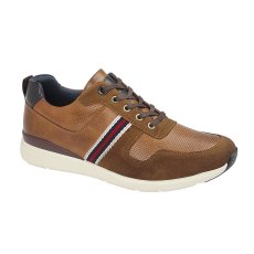 Jack Lace Up Trainer Tan