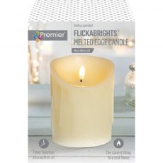 Flickabright LED Dripping Candle 13cm