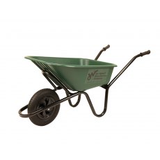Walsall Monarch Pneumatic Green Wheelbarrow 120L