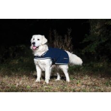Rambo Waterproof Fleece Dog Coat Navy
