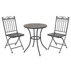 Biarritz 2 Seater Mosaic Bistro Set