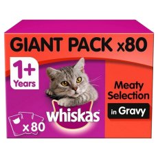 Whiskas Meaty Selection In Gravy 80 x 85g