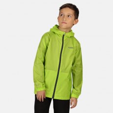 Regatta Waterproof Pack It Jacket Lime Size 3-4