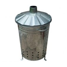 Galvanised Incinerator 18"