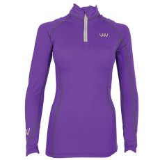 Woof Wear Performance Riding Shirt Ultra Violet