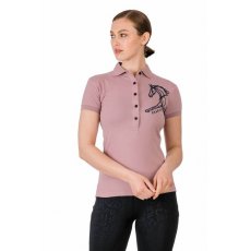 Horseware Flamboro Pique Polo Elderberry