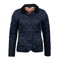 *JACKET QUILT 8 NAVY/PINK DEVERON