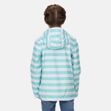 Regatta Aruba Waterproof Jacket Blue Stripe Size 7-8
