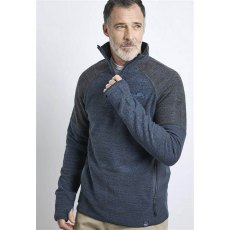Weird Fish Alevin 1/4 Zip Fleece Dark Blue Size XXXL