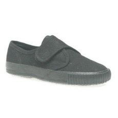 Velcro Plimsole Black