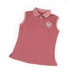 Aubrion Harrow Sleeveless Polo Pink