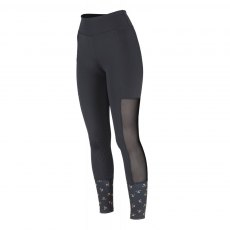 Aubrion Elstree Mesh Riding Tights Black Size 11-12