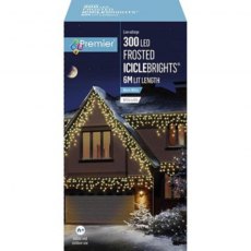 Frosted Icicle Brights Warm White 300 LED
