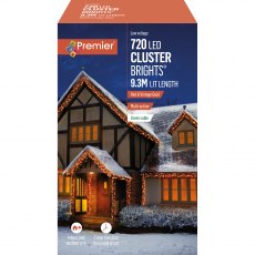 Cluster Brights Gold/Red 720 LED