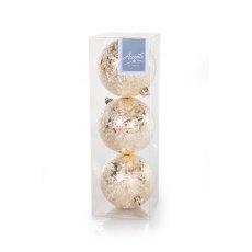 Champagne Gold Flower Bauble