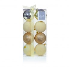 Champagne Glitter Bauble