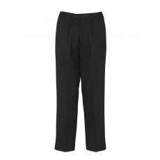 Putney Boy's Pleated Elasticated Waist Trouser Black